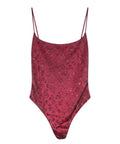 Maillot de bain une pièce Cecille MC2 avec strass léopard
