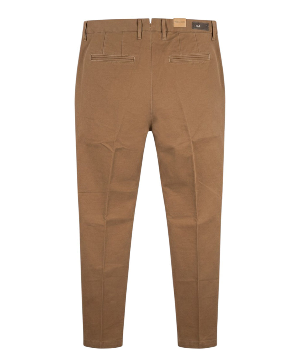 Pantalon homme en coton effet pêche - Toile Genova