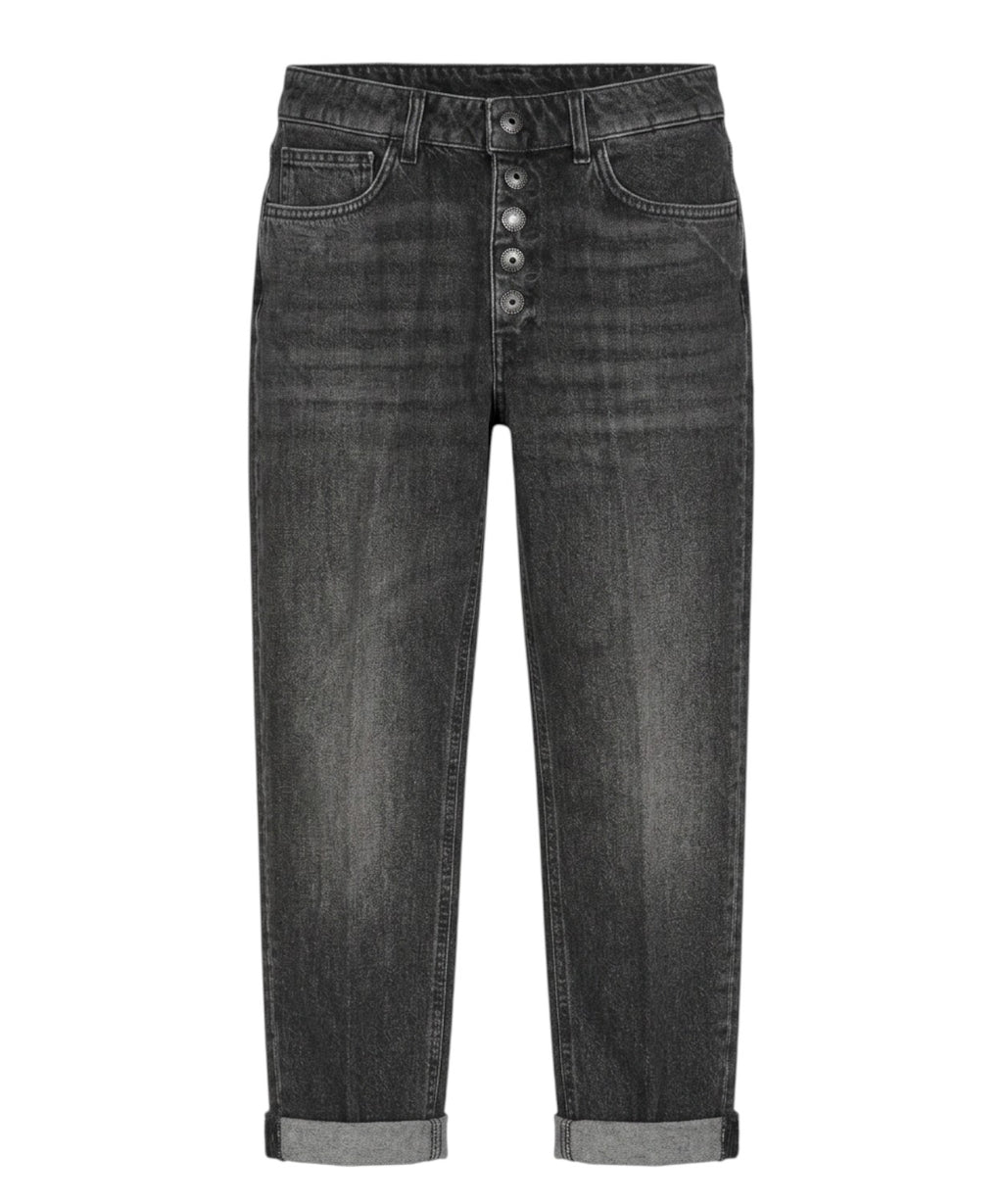 Jeans Dondup Koons en denim rigide 12 oz