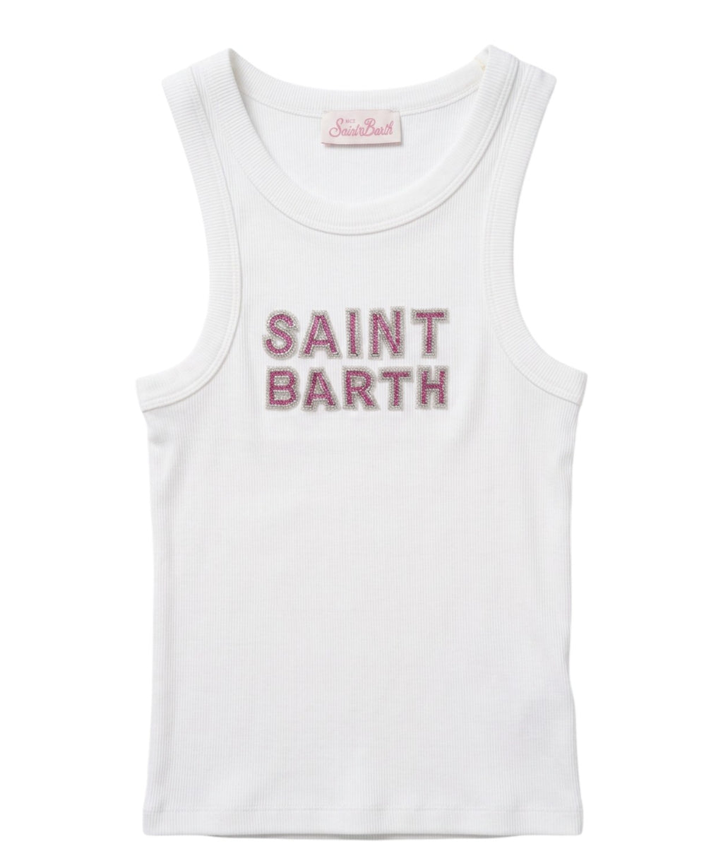 Débardeur Femme Estival MC2 Saint Barth avec Logo Perlé