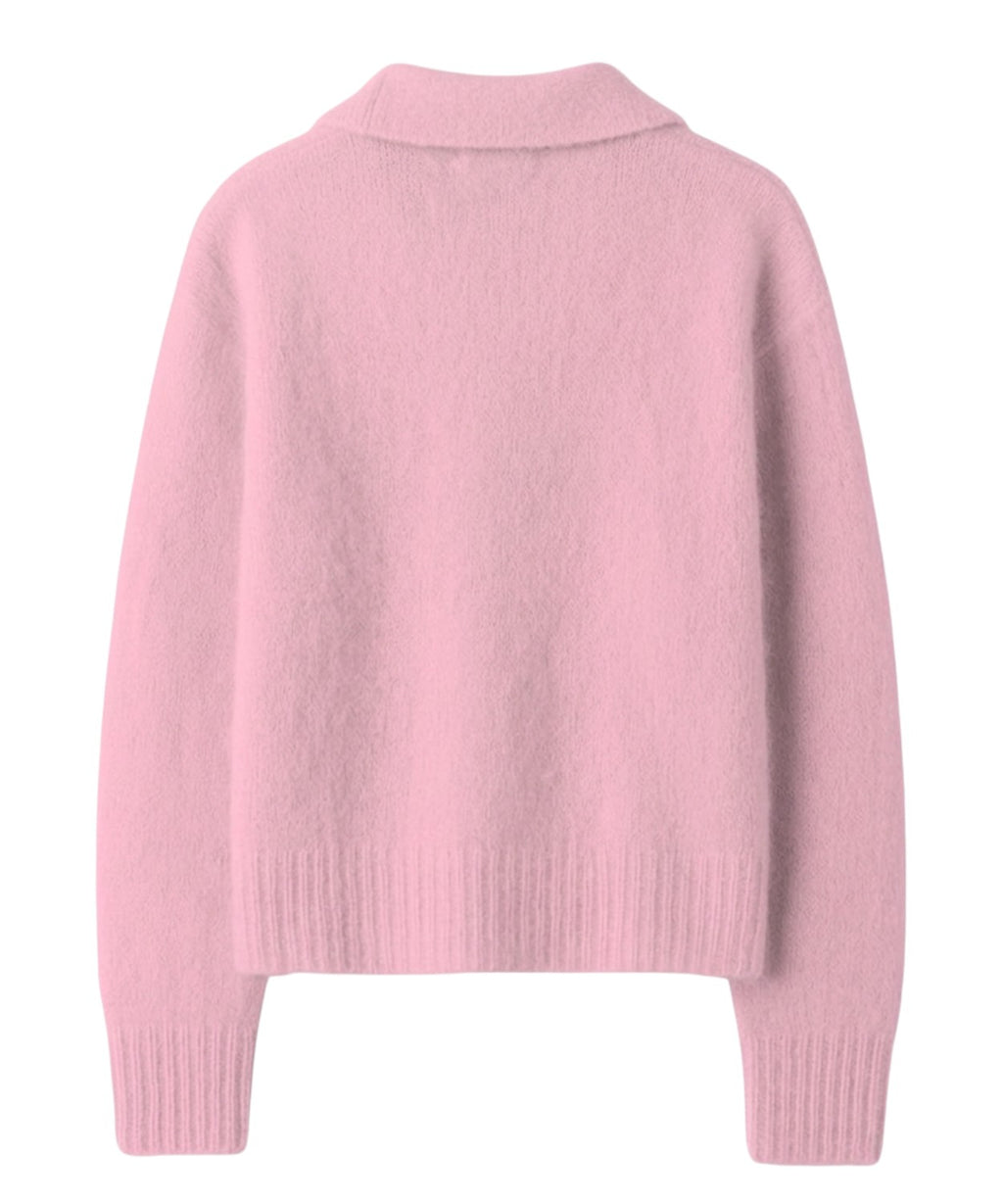 MC2 Saint Barth Annaelle Polos pour femme en mohair avec logo brodé