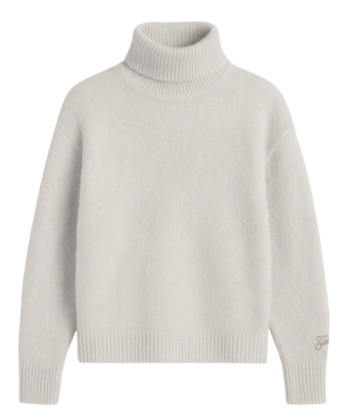 Pull femme MC2 Saint Barth Edna en laine à col montant