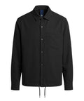 Blouson Bharnaba en Frescolana avec col et boutons