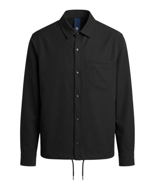 Blouson Bharnaba en Frescolana avec col et boutons