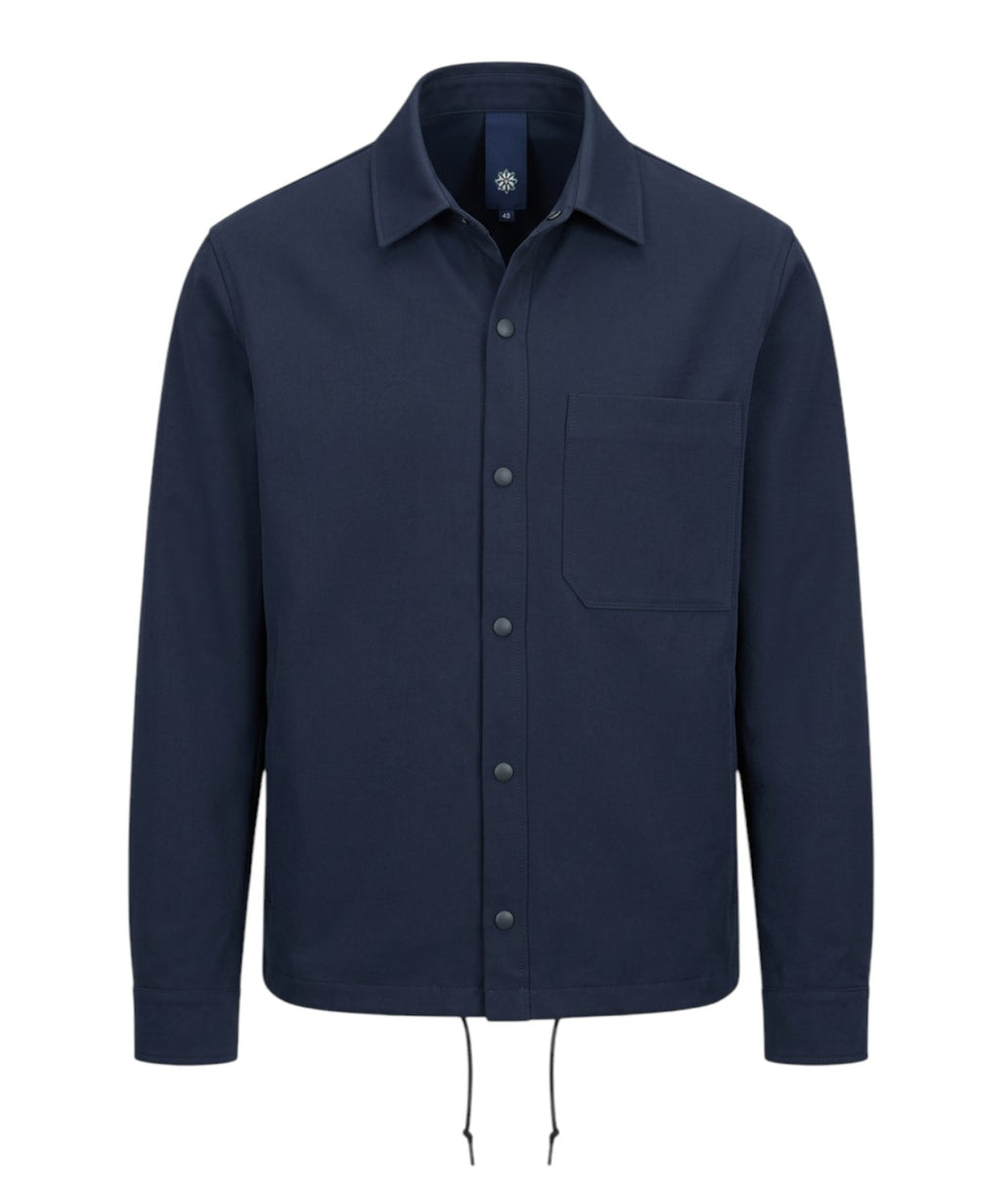 Blouson Bharnaba en Frescolana avec col et boutons