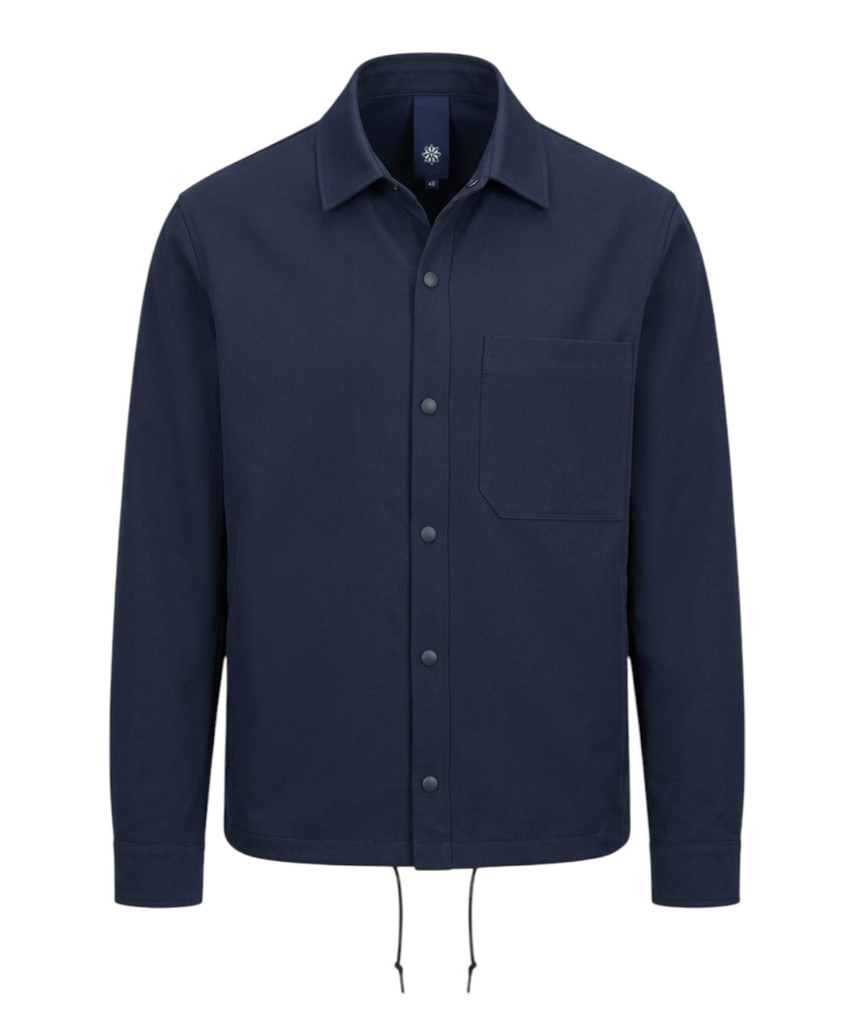 Blouson Bharnaba en Frescolana avec col et boutons