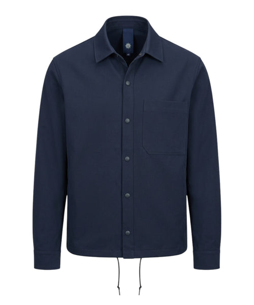 Blouson Bharnaba en Frescolana avec col et boutons