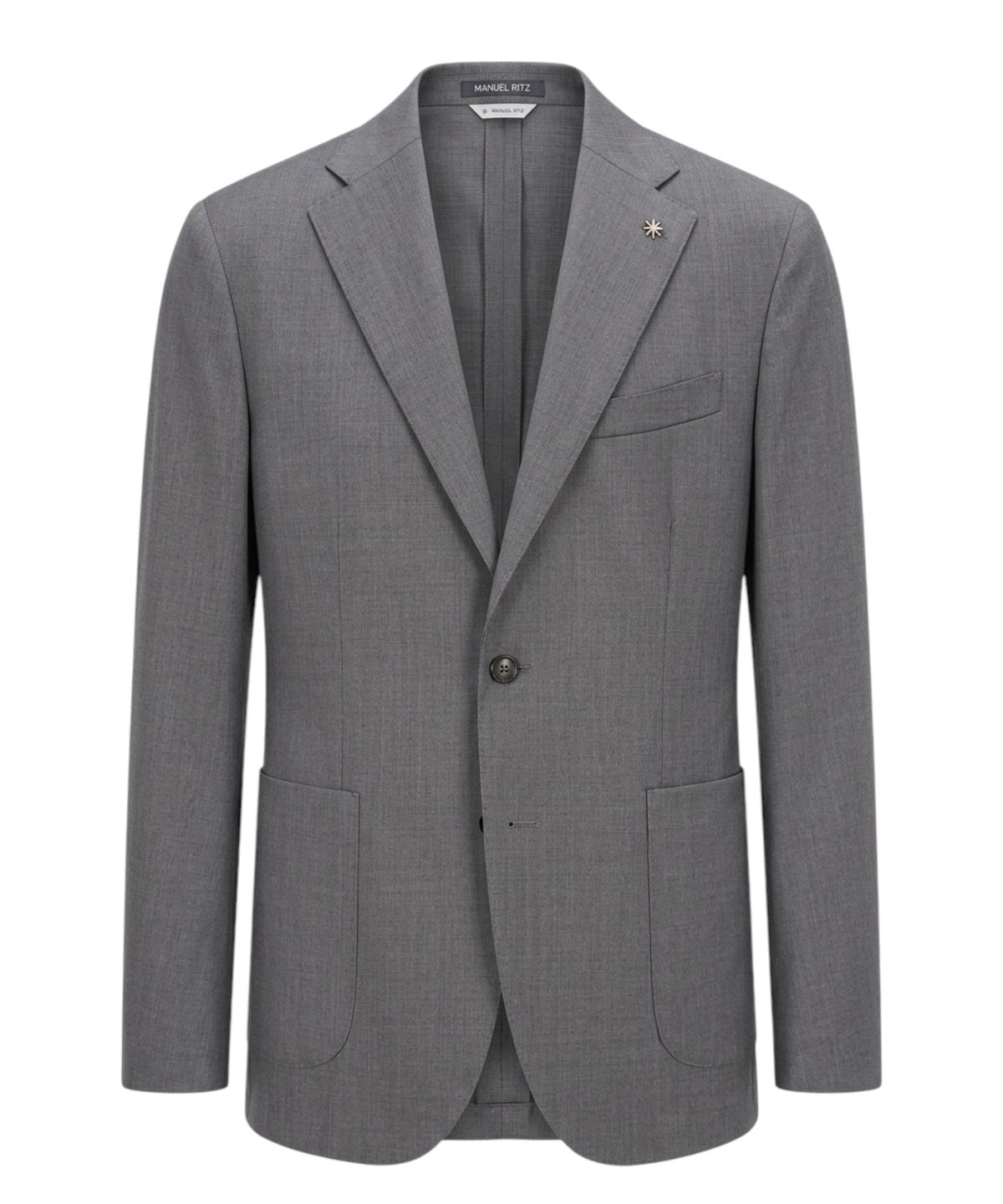 Costume Homme Manuel Ritz à simple boutonnage en laine stretch