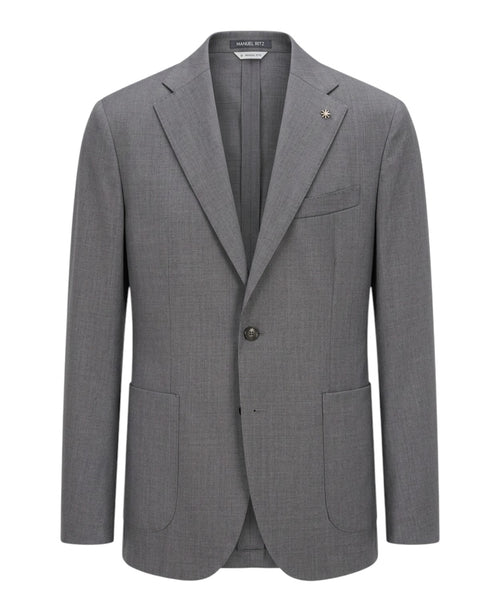 Costume Homme Manuel Ritz à simple boutonnage en laine stretch