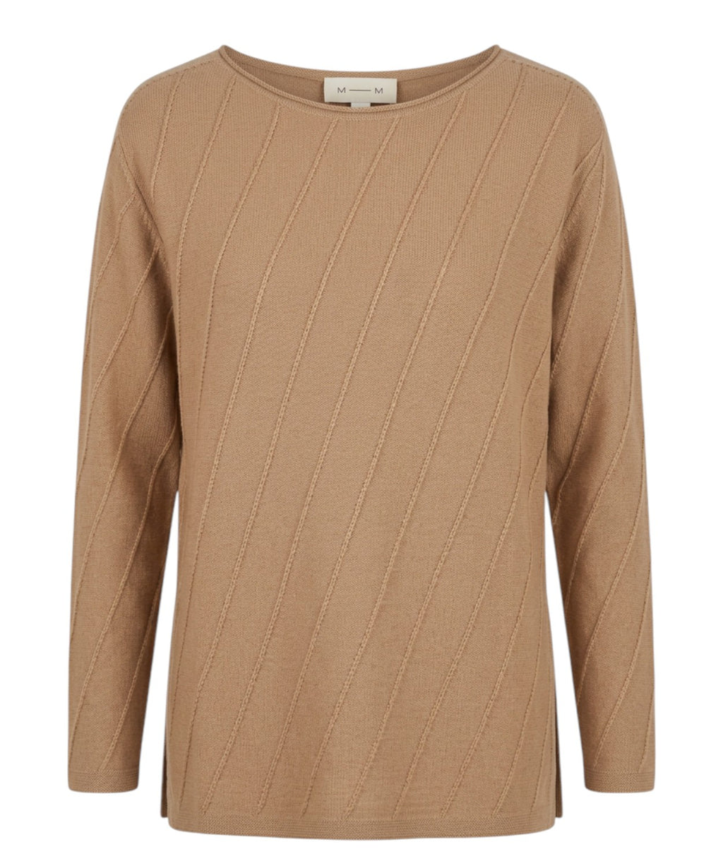 Pull GINSENG en laine à motif asymétrique