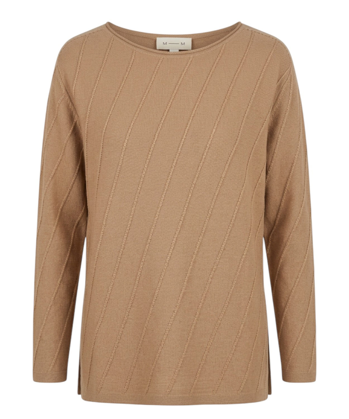 Pull GINSENG en laine à motif asymétrique