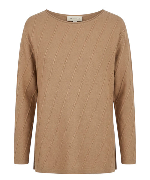 Pull GINSENG en laine à motif asymétrique
