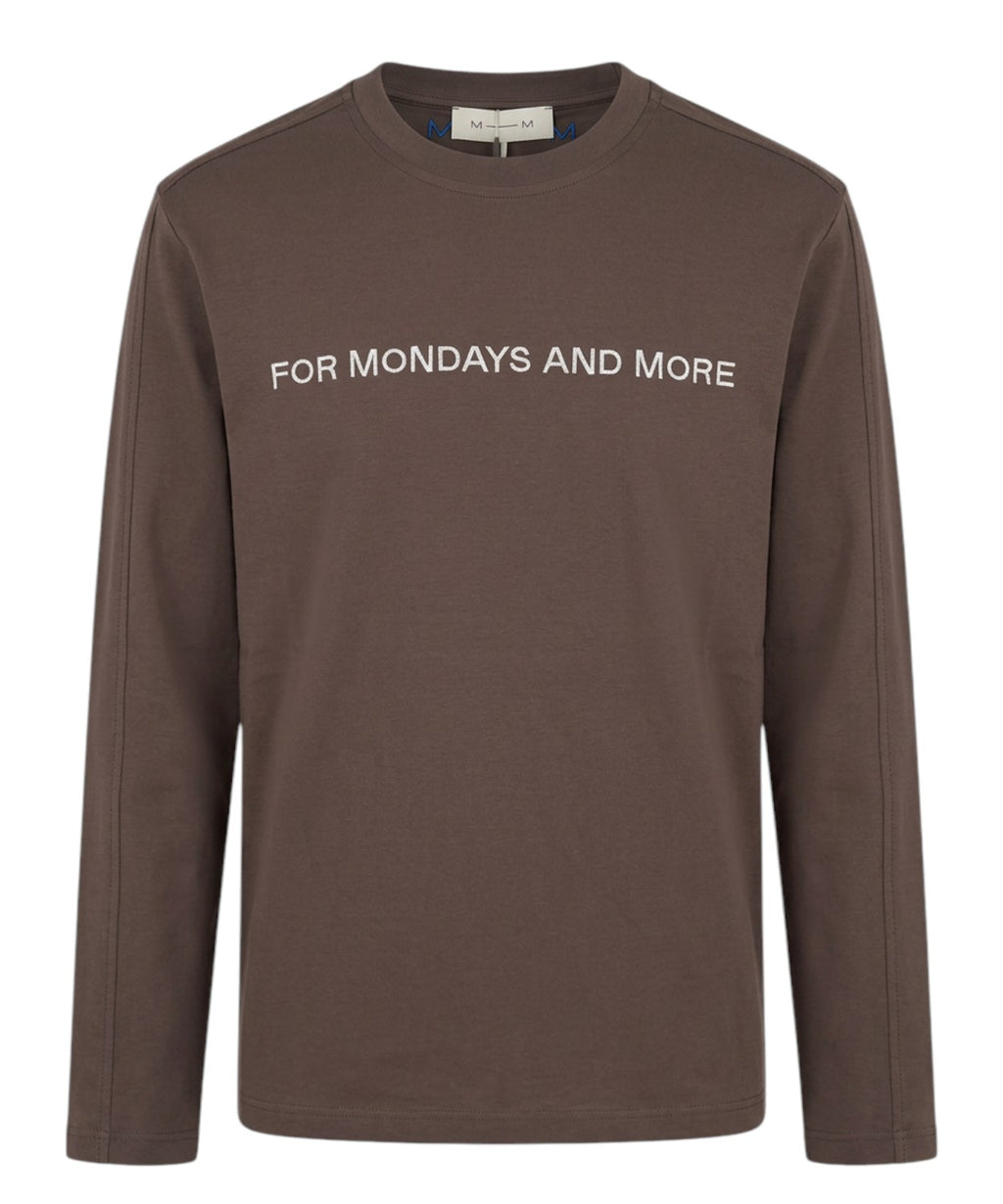 T-shirt à manches longues PINZA en coton avec logo