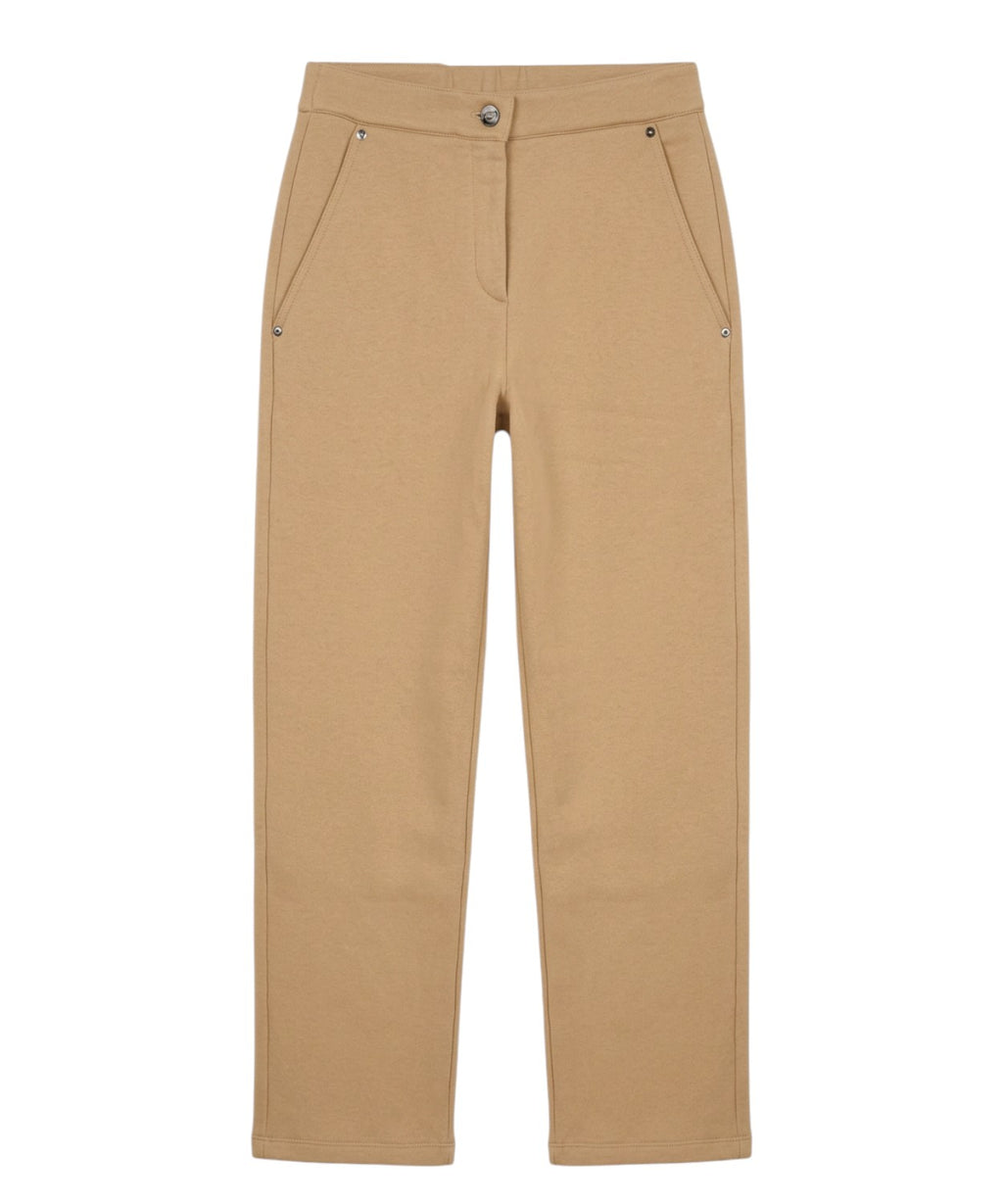 Pantalons MM Max Mara courts en jersey molletonné