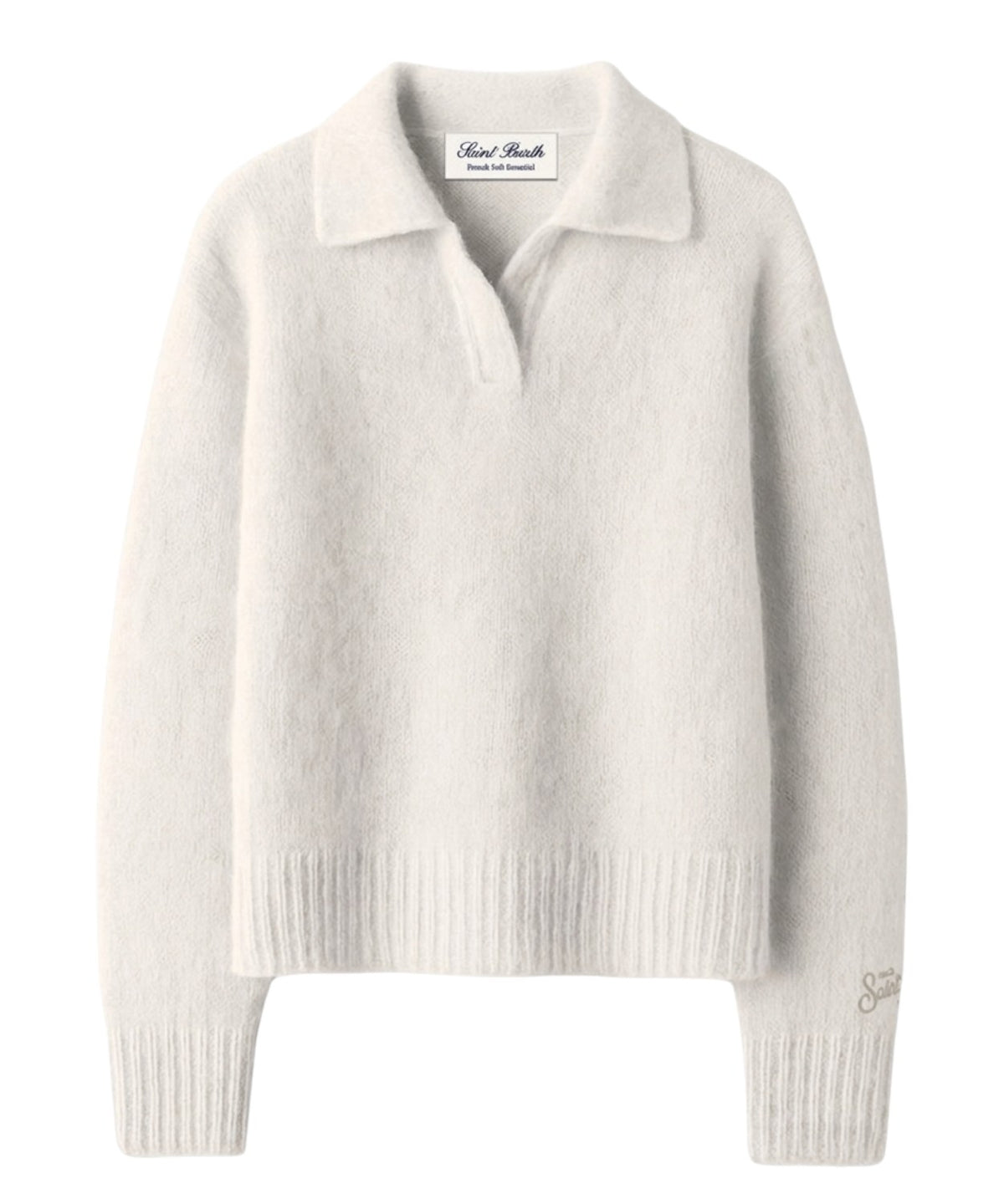 MC2 Saint Barth Annaelle Polos pour femme en mohair avec logo brodé