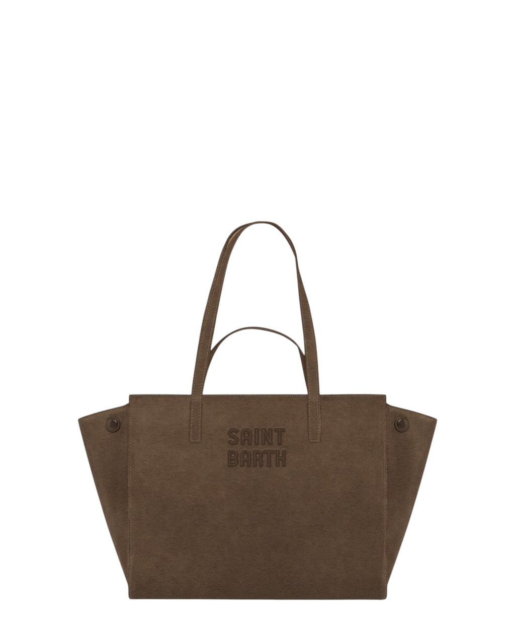 Sac Jour Midi en suède avec logo