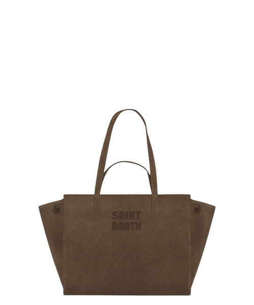 Sac Jour Midi en suède avec logo