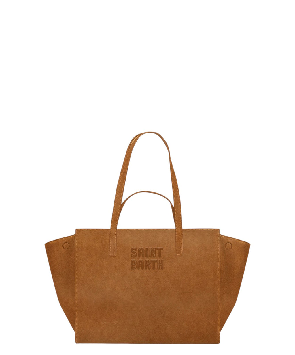 Sac Jour Midi en suède avec logo