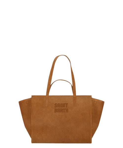 Sac Jour Midi en suède avec logo