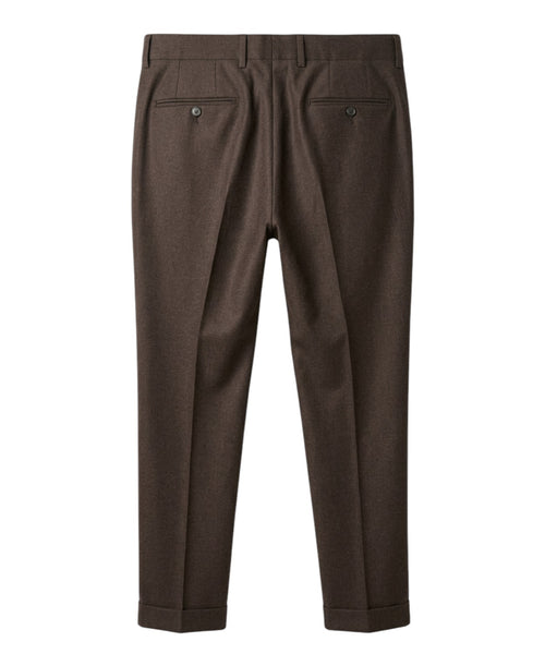 Pantalons Homme Sartitude sartoriaux en flanelle de laine Drop R6