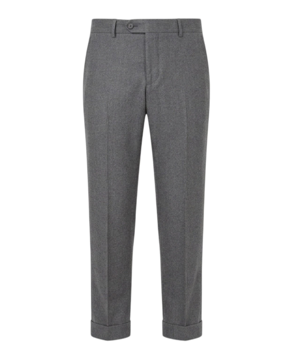 Pantalons Homme Sartitude sartoriaux en flanelle de laine Drop R6