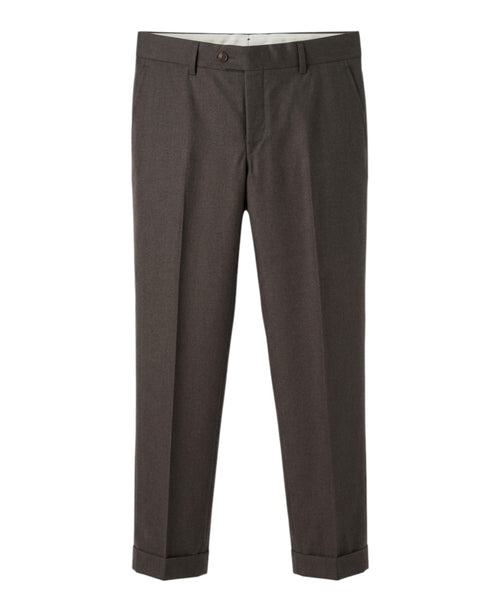 Pantalons Homme Sartitude sartoriaux en flanelle de laine Drop R6