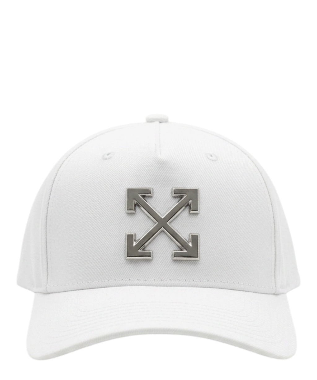 Casquette de baseball Off-White réglable avec plaque logo