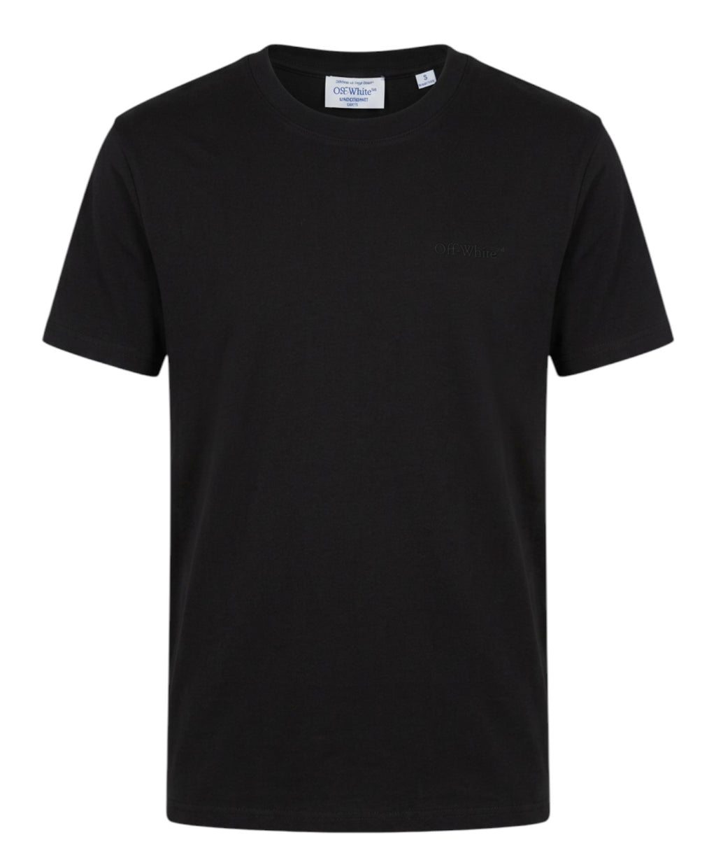 Lot de 2 T-shirts Off-White à col rond avec logo brodé