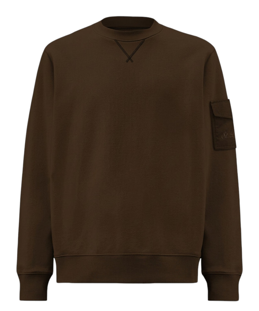 Sweatshirt Homme MC2 Saint Barth Aron avec poche sur la manche