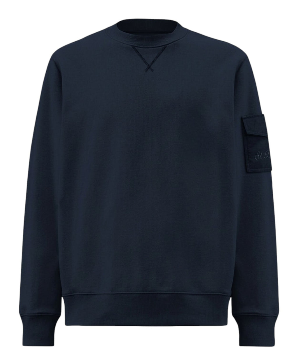 Sweatshirt Homme MC2 Saint Barth Aron avec poche sur la manche