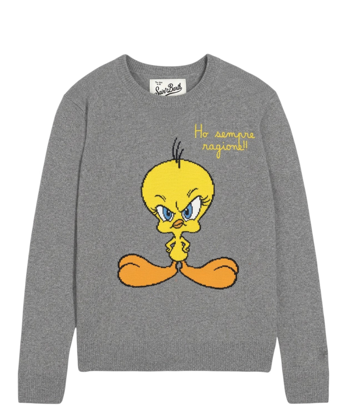 Pull col rond New Queen avec jacquard Snoopy