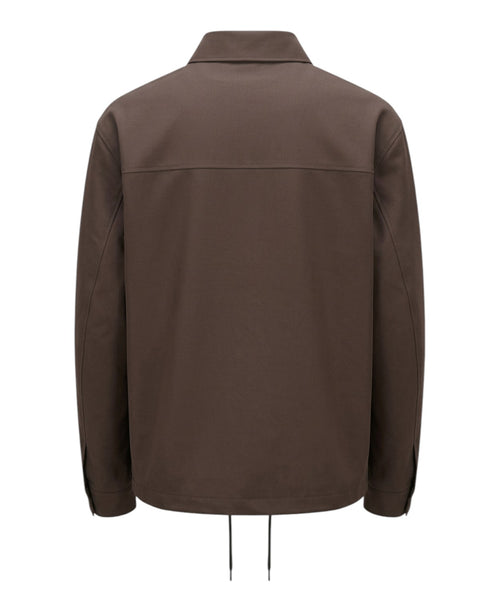 Blouson Bharnaba en Frescolana avec col et boutons