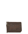 Pochette Aline Mini en velours côtelé avec logo