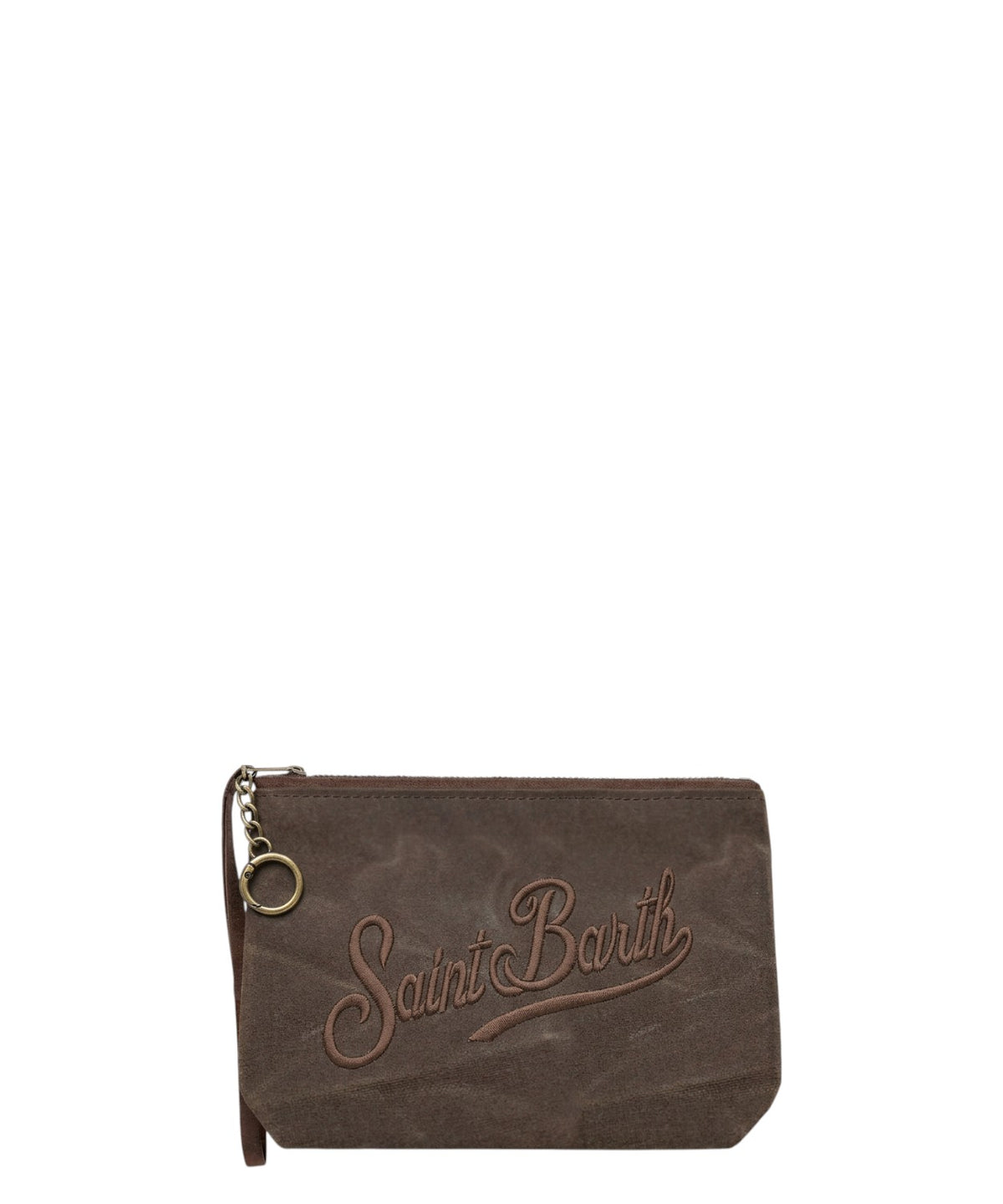 Pochette Aline Mini en velours côtelé avec logo