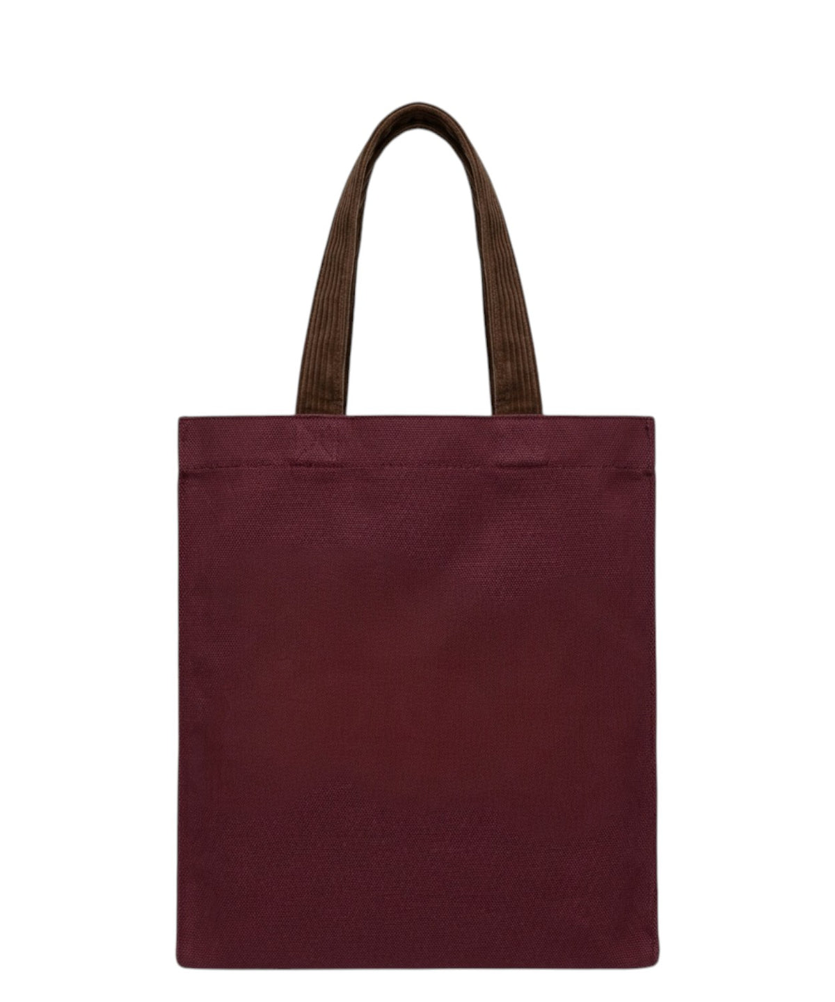 Sac Essential en toile cirée avec anses en velours côtelé