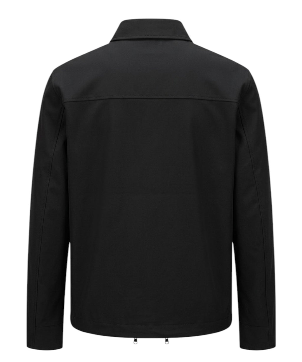 Blouson Bharnaba en Frescolana avec col et boutons