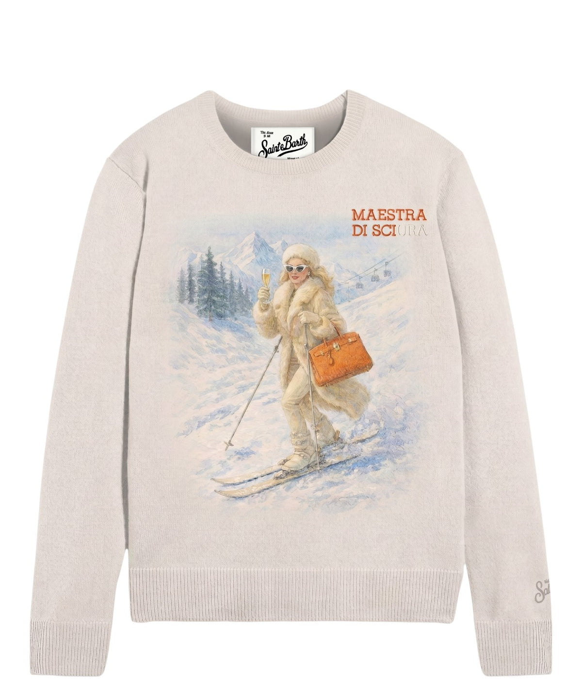 Pull pour femme MC2 Saint Barth New Queen imprimé