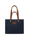 Sac MC2 Saint Barth Jour Midi en daim et denim