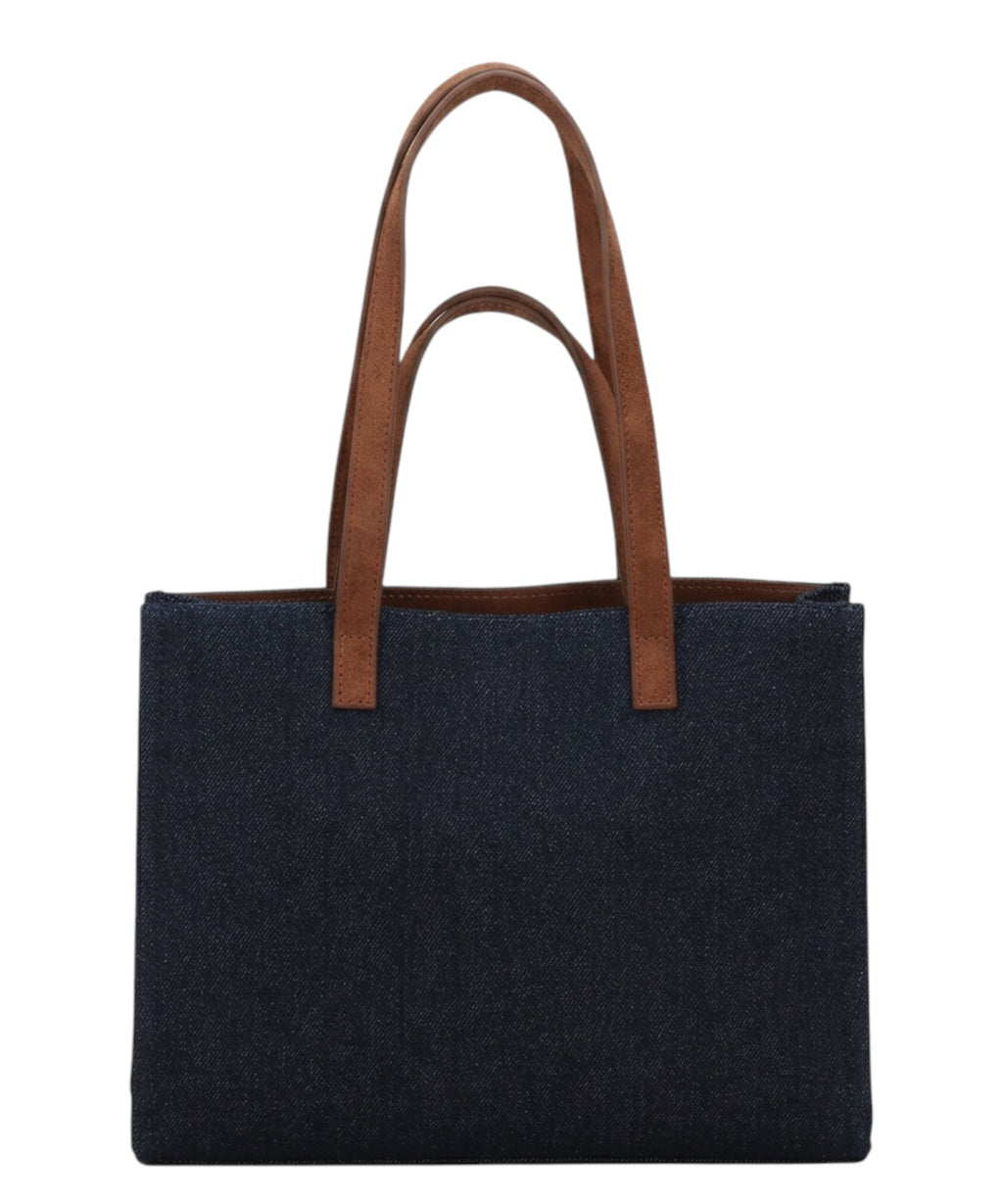 Sac MC2 Saint Barth Jour en suède et denim