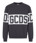 Sweat-shirt GCDS à col rond avec bande logo contrastante
