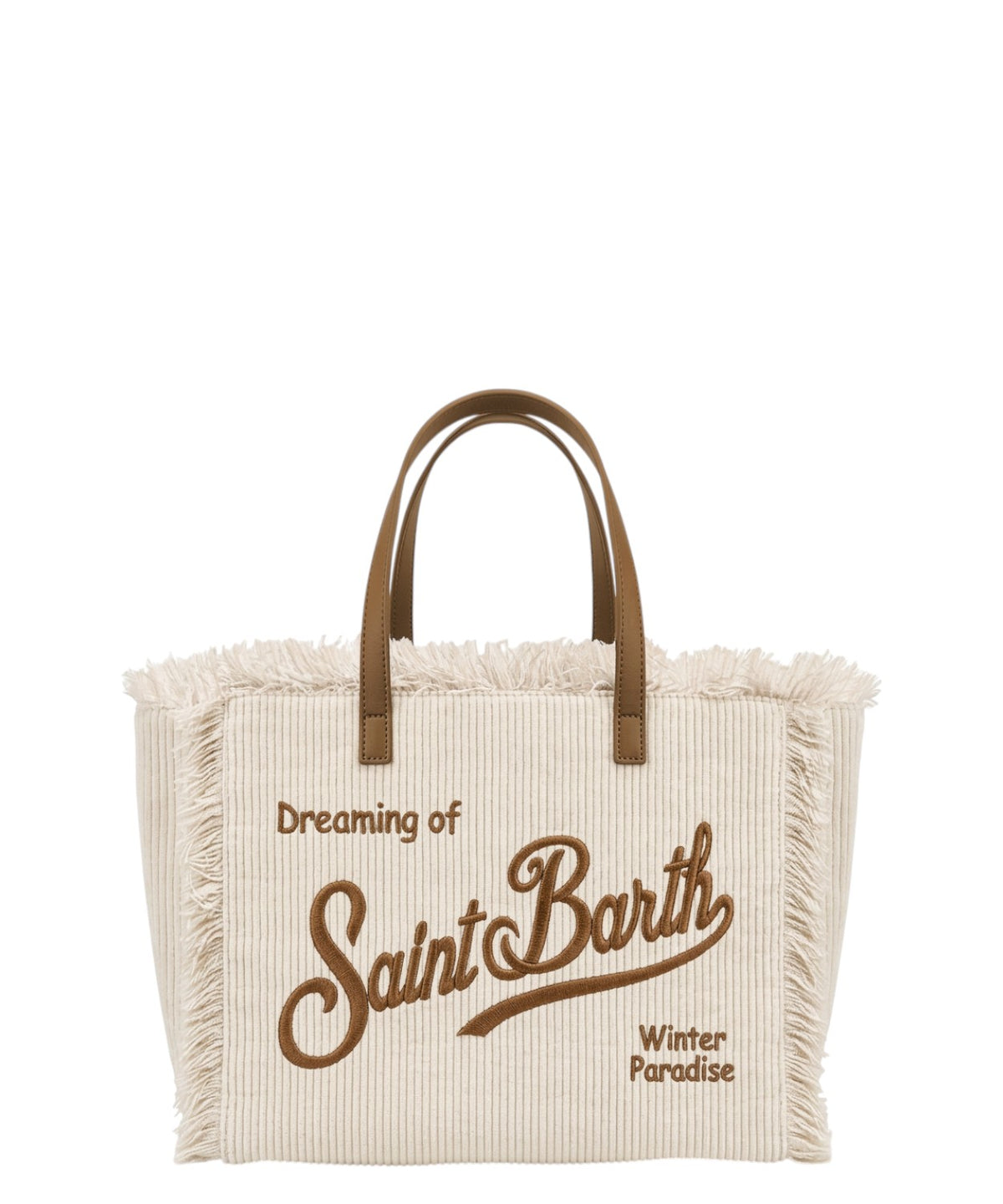 Sac Colette en velours côtelé avec logo et bandoulière