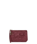 Pochette Aline Mini en velours côtelé avec logo