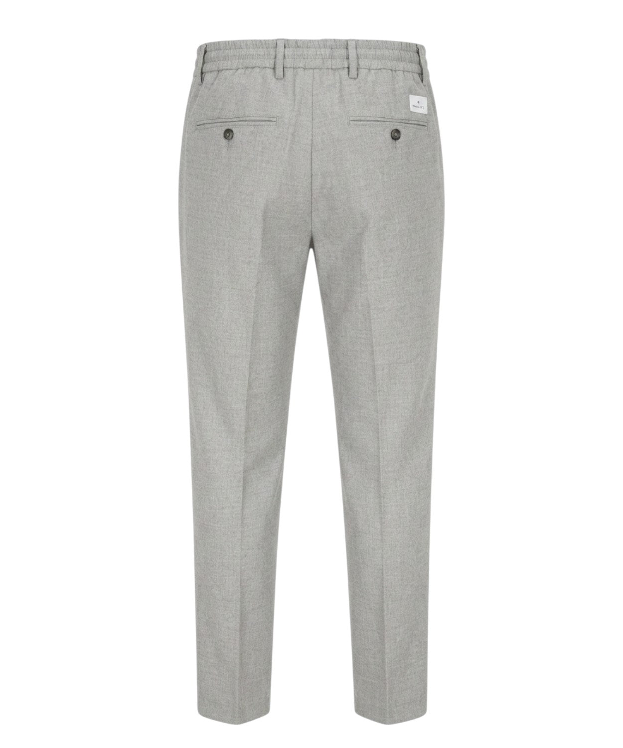 Pantalone Uomo Manuel Ritz in Lana Vergine Stretch con Elastico in Vita