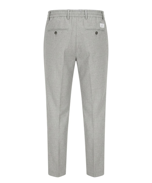 Pantalone Uomo Manuel Ritz in Lana Vergine Stretch con Elastico in Vita