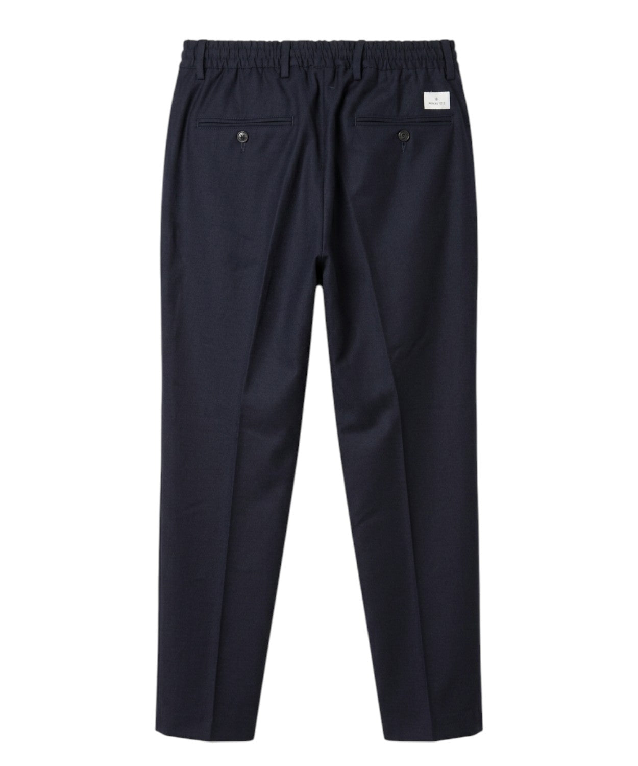 Pantalone Uomo in Lana Vergine Stretch con Elastico in Vita
