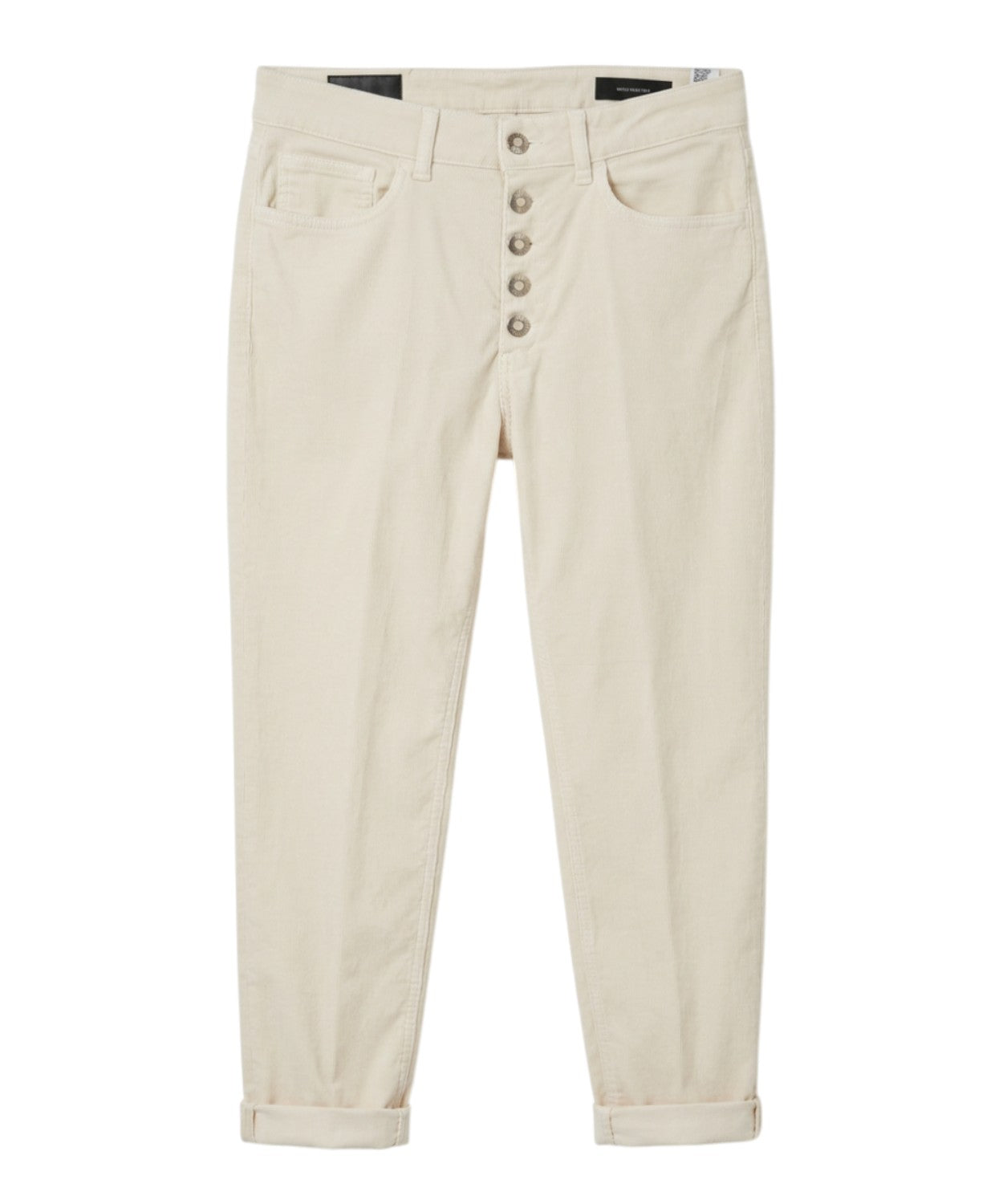 Dondup Koos Pantalon en velours côtelé avec patte de boutonnage