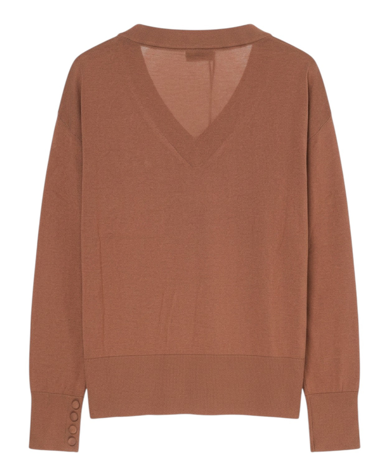 Maglia Marella FACELLA in filo di cotone con scollo a V