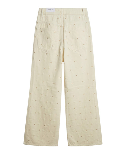 Pantalons Marella Wide Leg avec perles appliquées