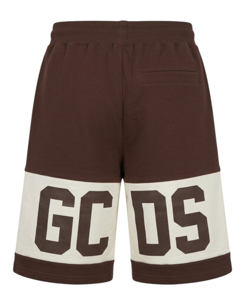 Shorts GCDS à logo bande en coton