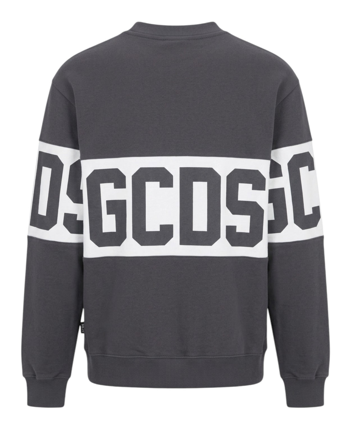 Sweat-shirt GCDS à col rond avec bande logo contrastante